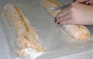 cut biscotti