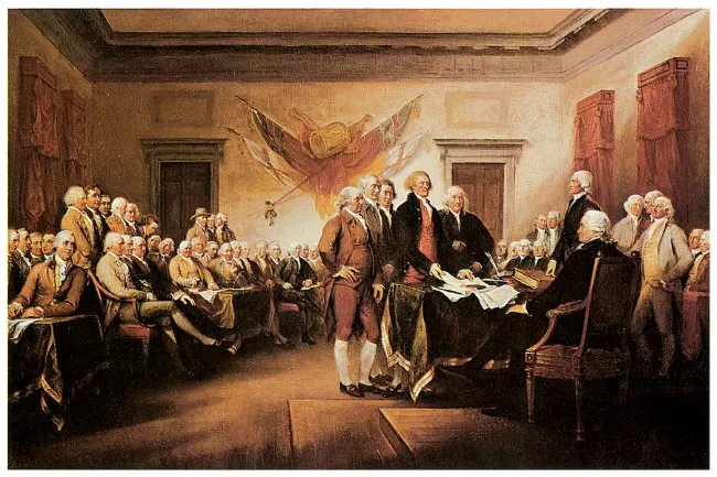 declaration-of-independence john trumbull