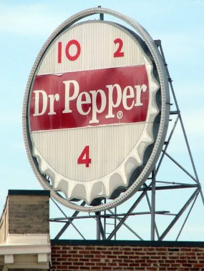 Dr. Pepper 10-2-4 Vintage Sign 