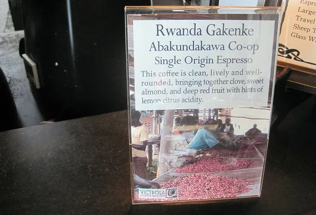 Rwanda Single Origin Espresso by Victrola 2012