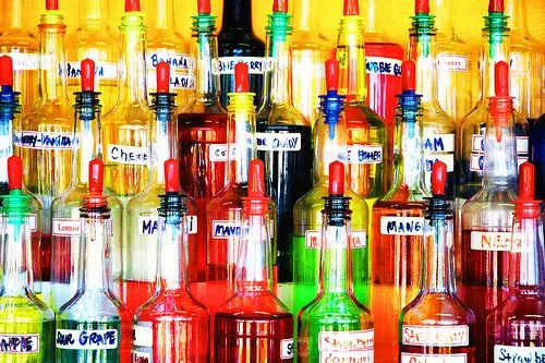flavored coffee syrups
