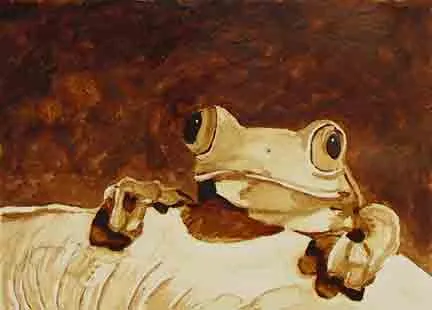 frog - Coffee artwork