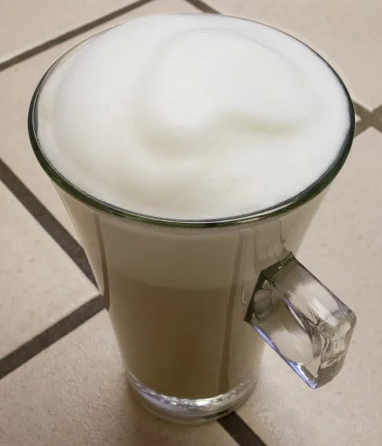 frothed beverage