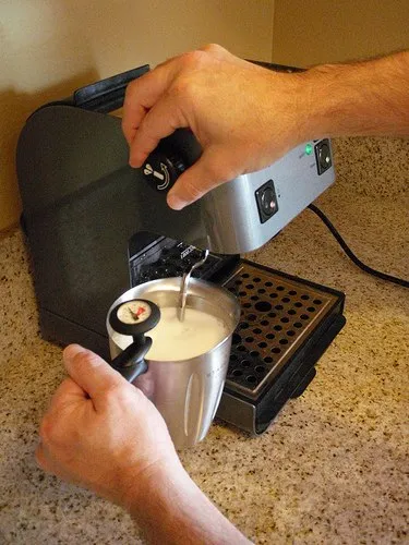 Frothing Milk for Starbucks Barista Espresso Machine