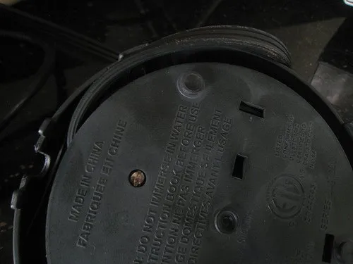 underneath kettle