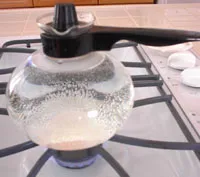 heating vac pot water