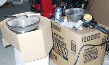 Home coffee Roasting Area