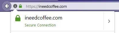 secure coffee website ineedcoffee https ssl