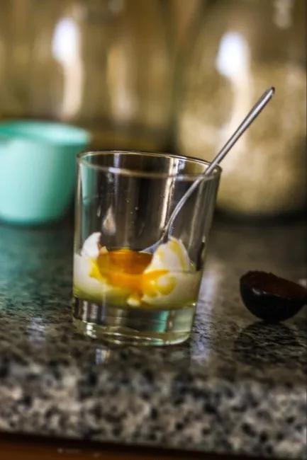 swedish egg coffee - crack egg