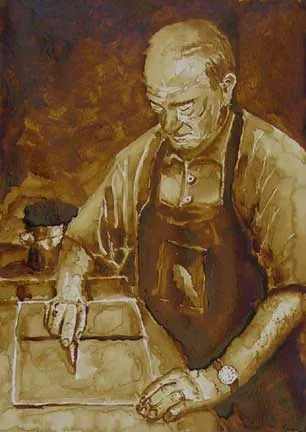 john the book binder - Coffee artwork
