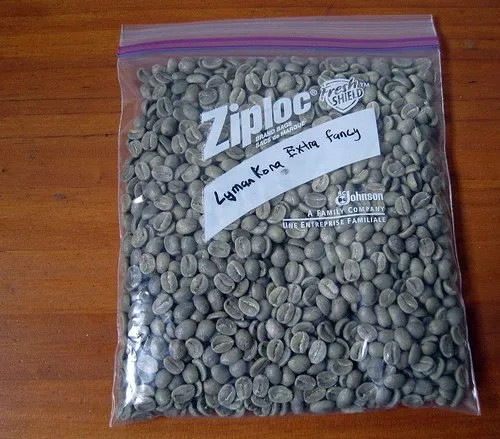 Lyman Kona Extra Fancy Green Coffee Beans