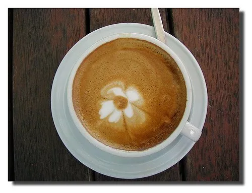 Latte Etching by Ian Balchin