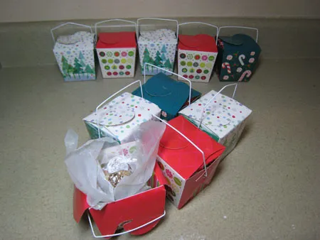 Multiple rum ball gift boxes