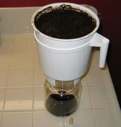 Toddy coffee Finished Brewing