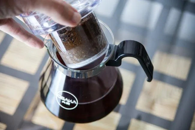 remove cold dripper filter 