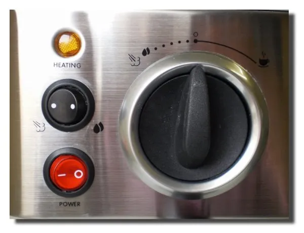 Espresso controls