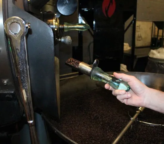 check beans roaster