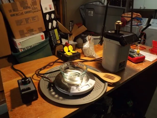 home coffee roasting setup