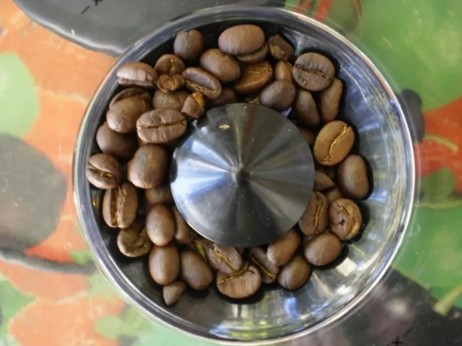 inside bean hopper