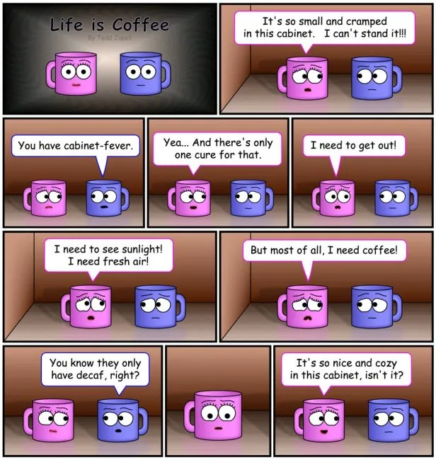 The Cure Coffee Comic