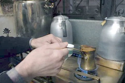 Let coffee boil