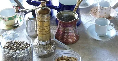 turkish coffee setup gear