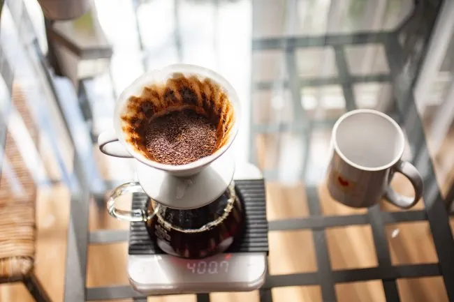 v60 coffee done