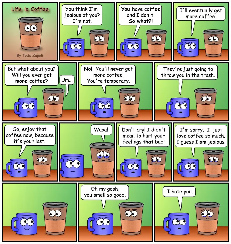 Coffee Comic - You Smell So Good