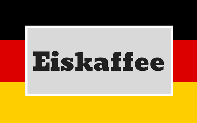 Making German Ice Cream Coffee (Eiskaffee)