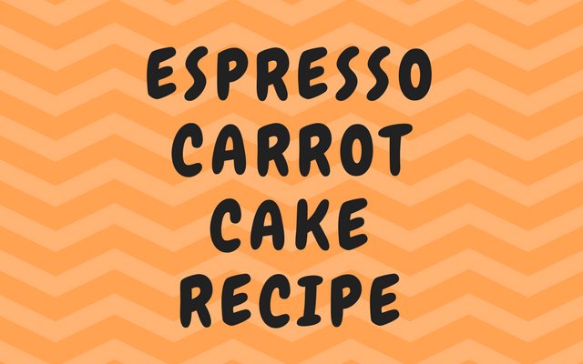 Espresso Carrot Cake Recipe