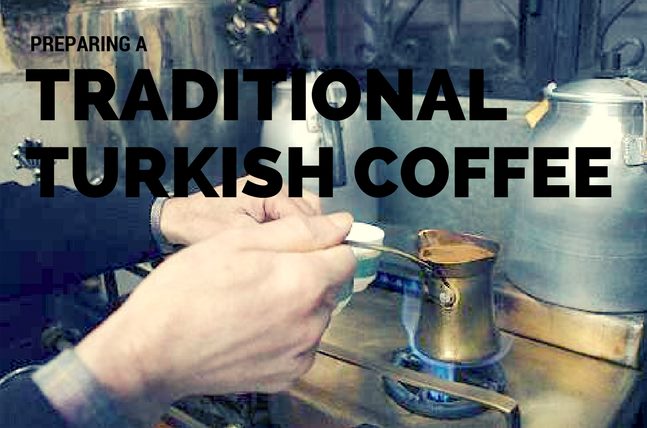 Preparing Traditional Turkish Coffee