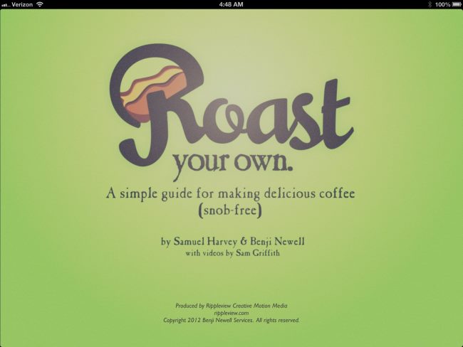 Roast Your Own E-Book